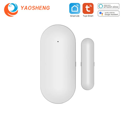Tuya Smart Door & Window Sensor – WiFi Alerts & Anti-Theft Security