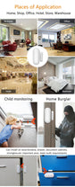 Tuya Smart Door & Window Sensor – WiFi Alerts & Anti-Theft Security