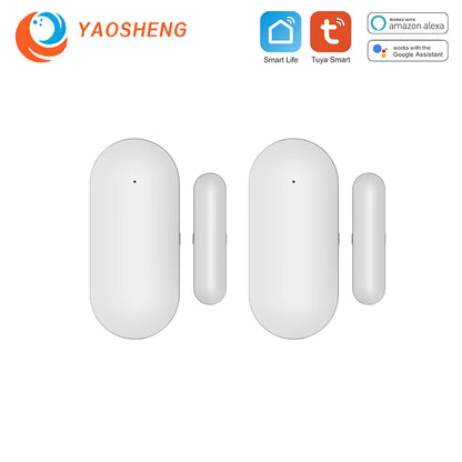Tuya Smart Door & Window Sensor – WiFi Alerts & Anti-Theft Security