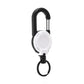 Retractable Heavy Duty Pull Reel Carabiner Key Chains Strong Steel Wire Rope Buckle Spring Key Ring Outdoor Sporty Keychain Tool