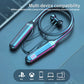 Wireless Neckband Earphones with LED Battery Display & Mic