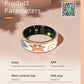 Smart Rings Color Enamels Fashion Women Smart Ring Female Stainless Steel Intelligent Finger Ring Lady IP68 Fitness Tracker Ring