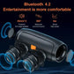 XIKCU Bluetooth Stereo Speaker with Subwoofer & TF/USB Playback