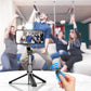 Wireless Selfie Stick Tripod with Light & Remote – Adjustable Phone Stand