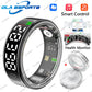 2026 Smart Ring Display Screen and Touch, Wireless Charging,Smart Control,Health Manager,5ATM Waterproof For Men Women New Rings