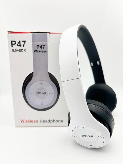 P47 Bluetooth 5.0 Wireless Sports & Gaming Headset – Foldable