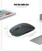 Bluetooth 5.2 Wireless RGB Mouse – USB Rechargeable for PC & Laptop
