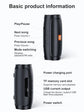 XIKCU Bluetooth Stereo Speaker with Subwoofer & TF/USB Playback