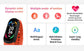 M6 Smart Watch – Fitness Tracker with Heart Rate & Blood Pressure Monitor