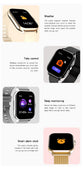 Smart Watch 1.83" Color Screen – Bluetooth Call, Heart Rate & Blood Pressure Monitor