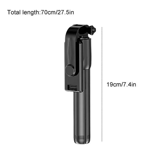 Wireless Selfie Stick Tripod with Light & Remote – Adjustable Phone Stand