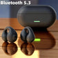 T75 Bone Conduction Bluetooth 5.3 Headphones – Waterproof Sports Earphones