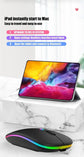 Bluetooth 5.2 Wireless RGB Mouse – USB Rechargeable for PC & Laptop