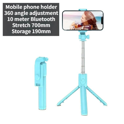 Wireless Selfie Stick Tripod with Light & Remote – Adjustable Phone Stand