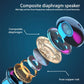 Wireless Neckband Earphones with LED Battery Display & Mic