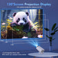 Transpeed Android 14 Wifi6 260ANSI Projector AllwinnerH726 1280*720P 8K180° flexible BT5.4 Home Cinema Outdoor portable Projetor