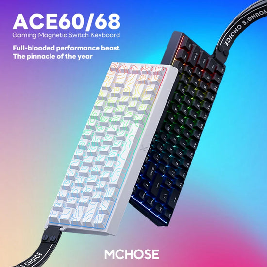 MCHOSE ACE68/ACE60 RGB Mechanical Gaming Keyboard – Hot Swappable