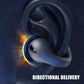 T75 Bone Conduction Bluetooth 5.3 Headphones – Waterproof Sports Earphones