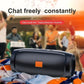 XIKCU Bluetooth Stereo Speaker with Subwoofer & TF/USB Playback