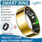 Smart Ring For Men Women Camera Control Heart Rate Blood Oxygen Monitor Smartring IP68 & 5ATM Waterproof Multi-sport Mode Ring