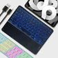 RGB Bluetooth Keyboard with Touchpad for iPad & Tablets