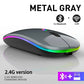 Bluetooth 5.2 Wireless RGB Mouse – USB Rechargeable for PC & Laptop