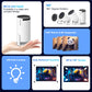 Transpeed Android 14 Wifi6 260ANSI Projector AllwinnerH726 1280*720P 8K180° flexible BT5.4 Home Cinema Outdoor portable Projetor