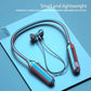 Wireless Neckband Earphones with LED Battery Display & Mic